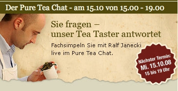 Live Chat mit Tea Taster Ralf