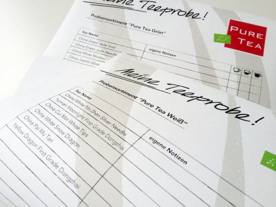 Meine Teeprobe