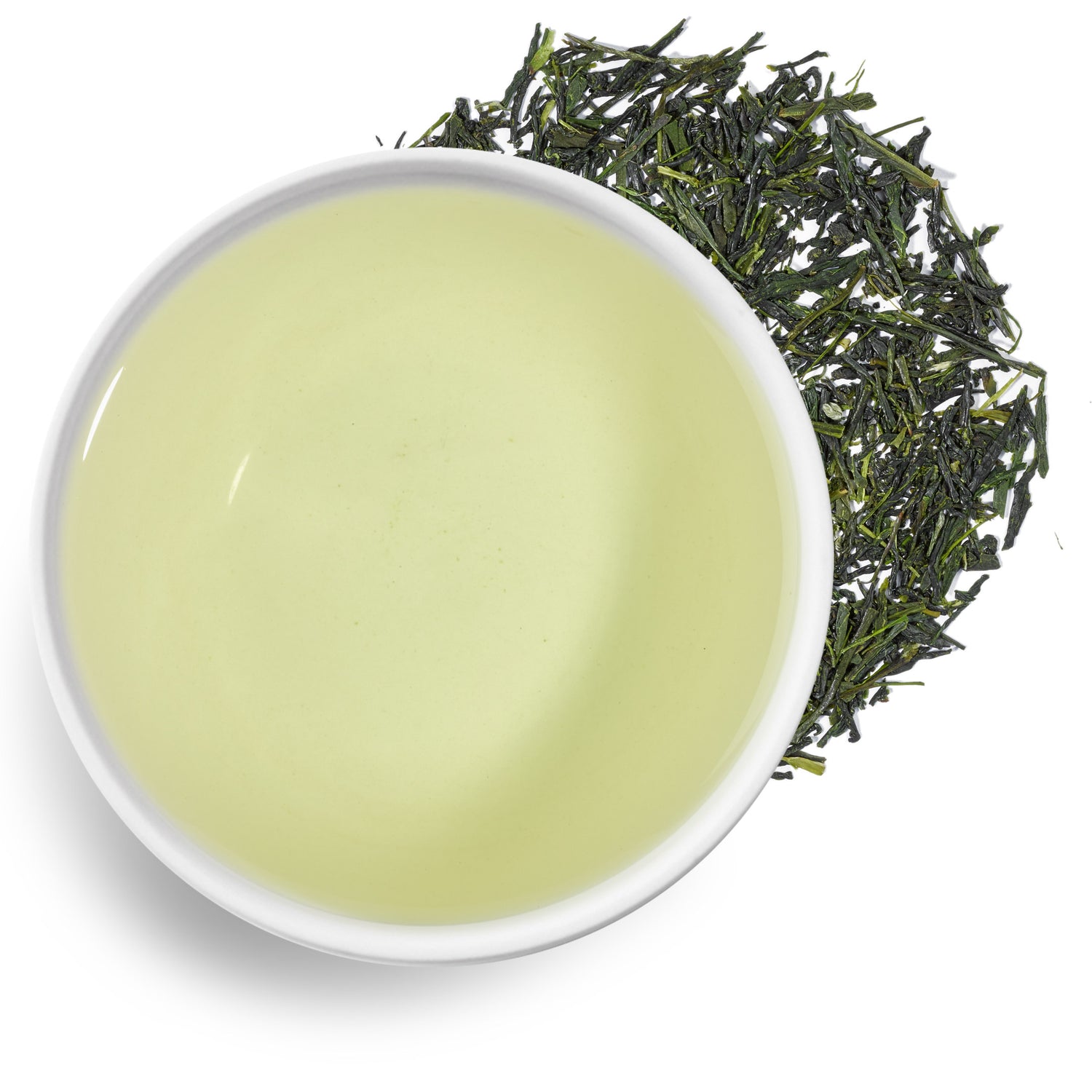 Watanabe Yutaka Midori Shincha Bio Gruener Tee Japan – Tasse mit losem Tee
